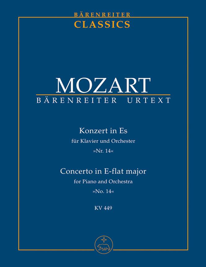 Piano Concerto No.14 Es major, KV.449 (Taschenpartitur)
