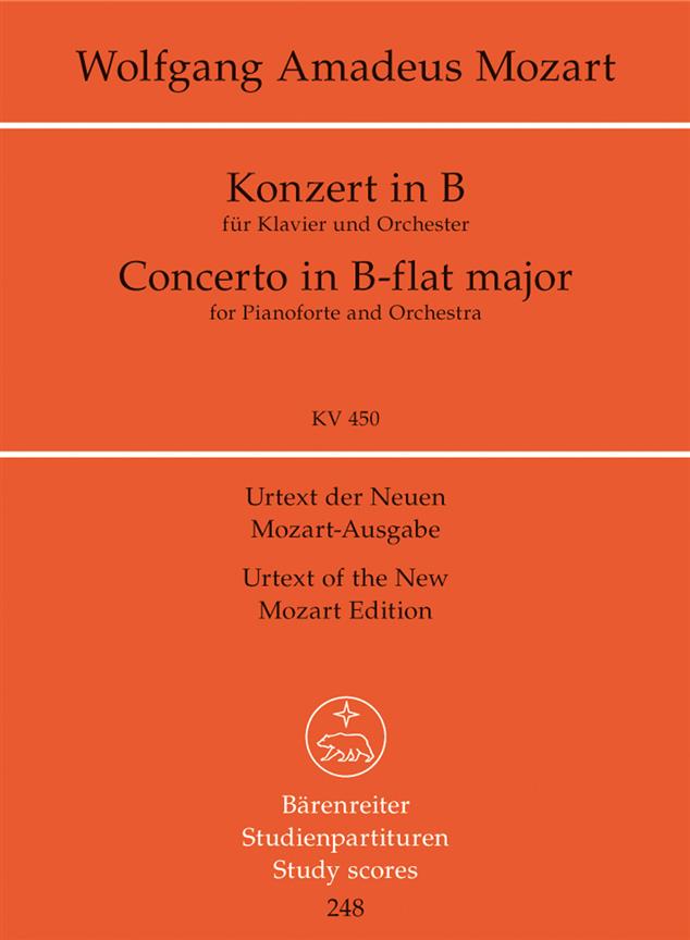 Concerto No.15 B major, KV.450 (Study score)
