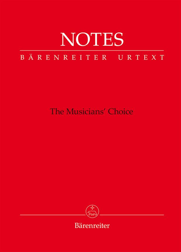 Notes - The Musicians' Choice Notebook (Mozart red cover)