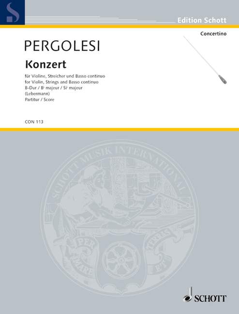 Concerto in Bb Major (Score)