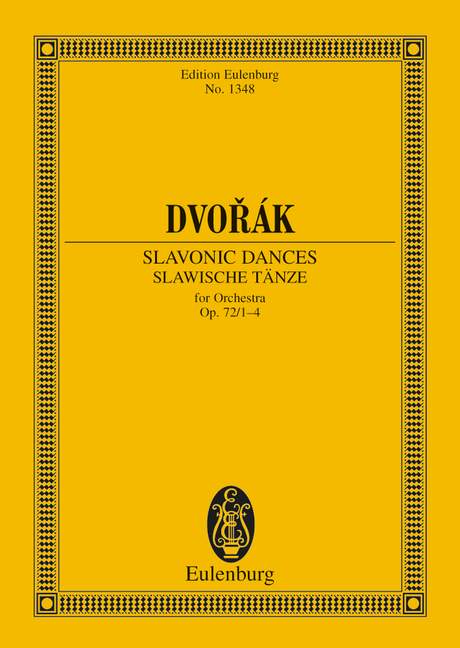 Slawische Tänze, Op.72/1-4 (Study score)