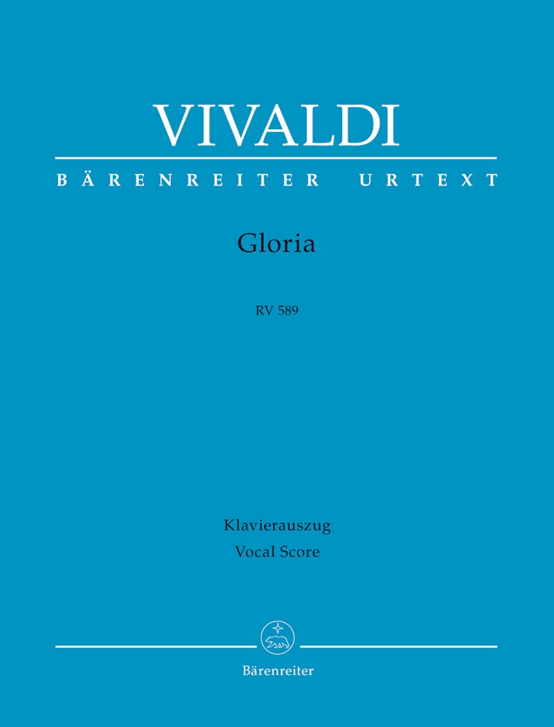 Gloria, RV.589 (Vocal score)