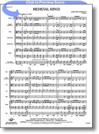 Medieval kings (Score and parts)