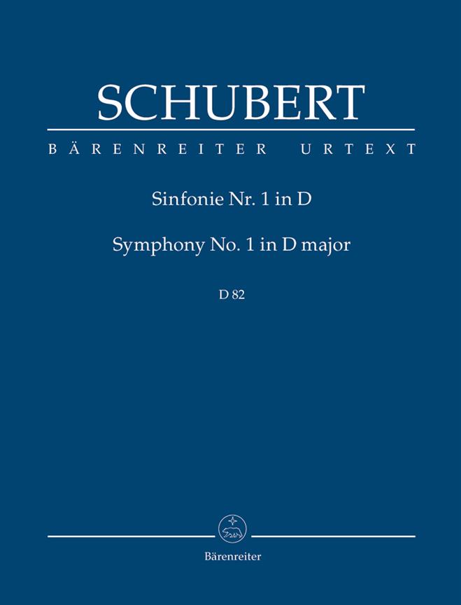 Symphony No.1, D major D.82 (Study score)