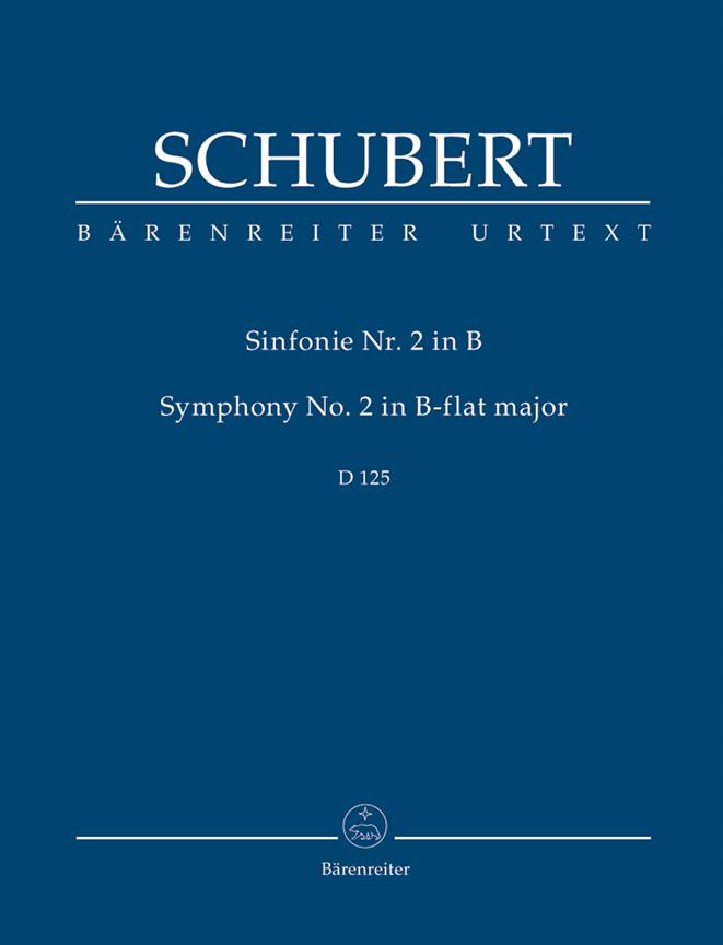 Symphony No.2, B major D.125 (Study score)