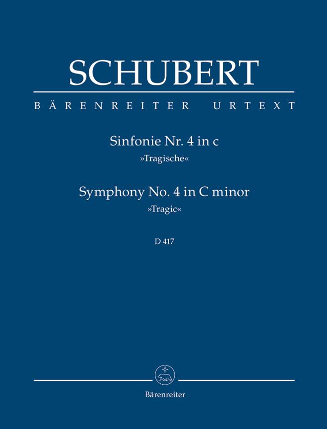 Symphony No.4, c minor D.417 Tragische (Study score)