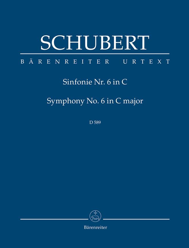 Symphony No.6, C major D.589 (Study score)