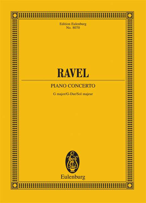 Piano Concerto G major (Study score)