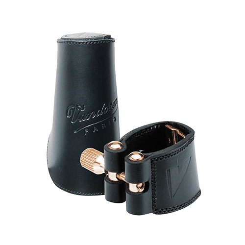 Ligatuur Cuir met Lederen Beschermdop (Tenorsaxofoon)