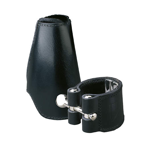 Ligatuur Cuir met Lederen Beschermdop (Mib klarinet)