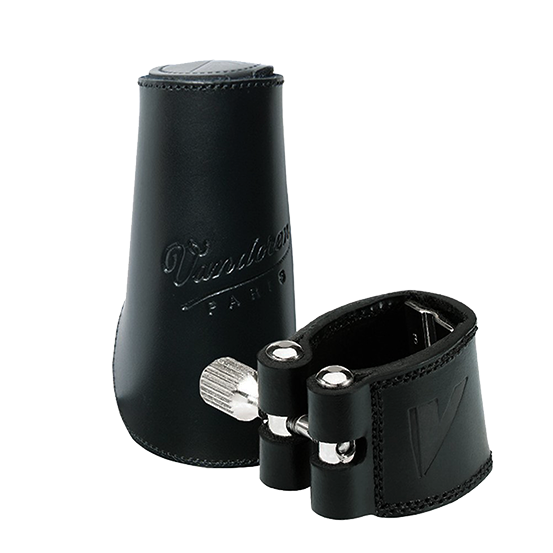Ligatuur Cuir met Lederen Beschermdop (Basklarinet)
