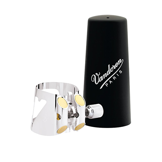 Ligatuur Optimum met Plastic Beschermdop (Basklarinet)