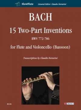 15 Two-part inventions, BWV.772-786 for flute and cello