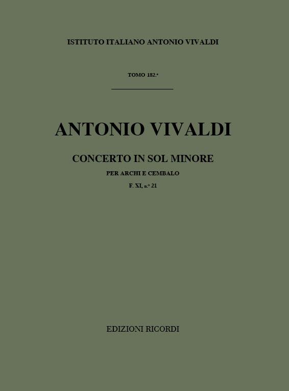 Concerto in Sol Minore, RV 157 (Score)