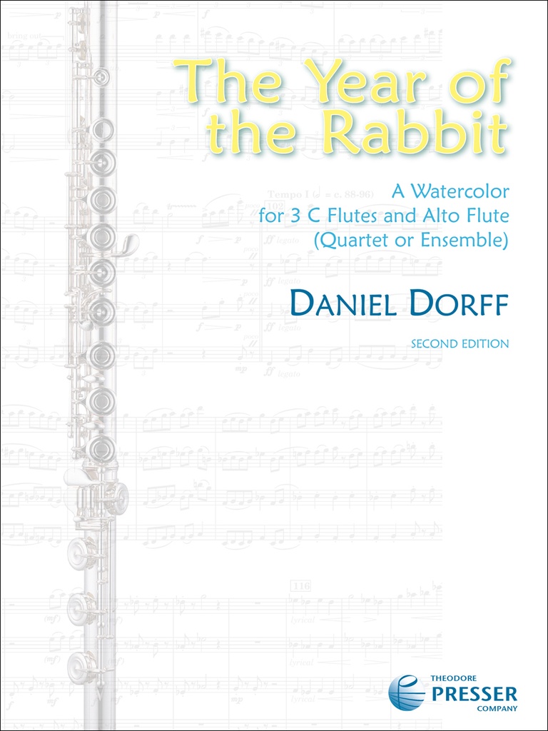 The year of the rabbit (A watercolor for flute quartet)