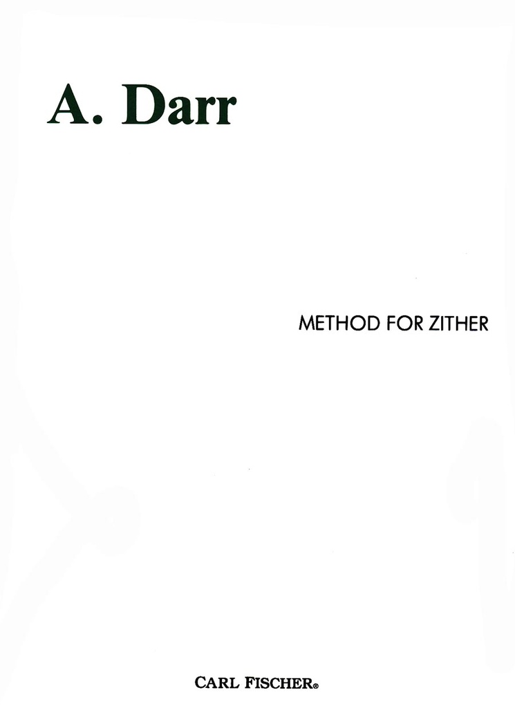 Method for zither