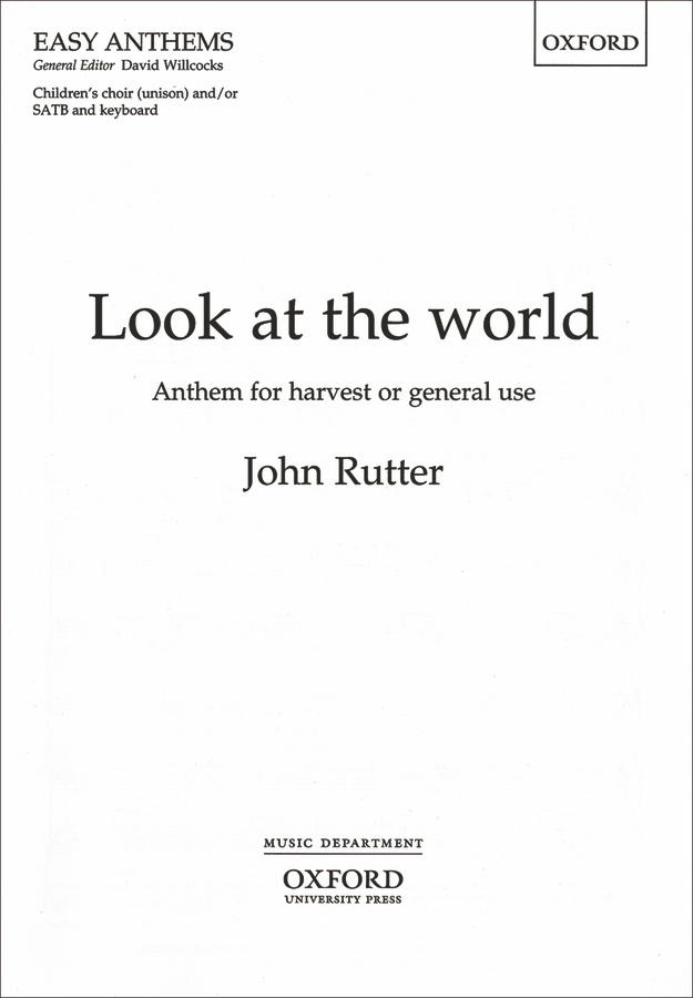 Look at the World (Vocal score)