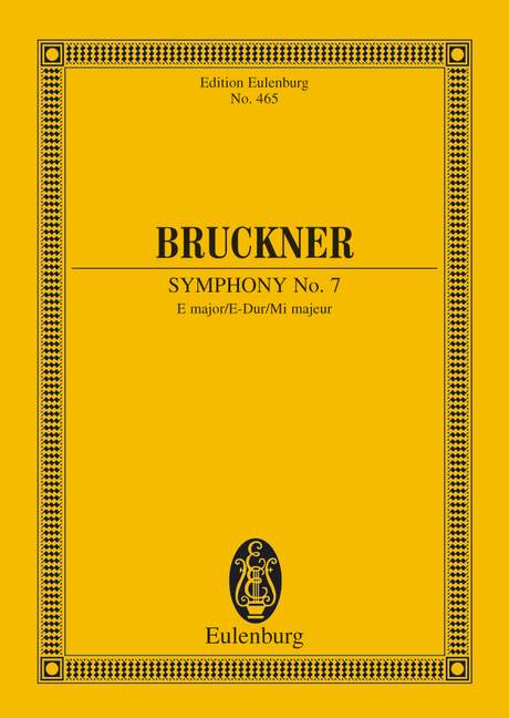 Symphony No.7 E major (Study score)