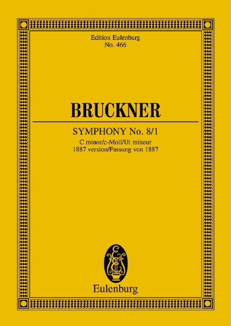 Symphony No.8 C minor, 1887 version (Study score)
