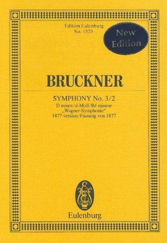 Symphony No.3 D minor, 1877 version Wagner (Study score)