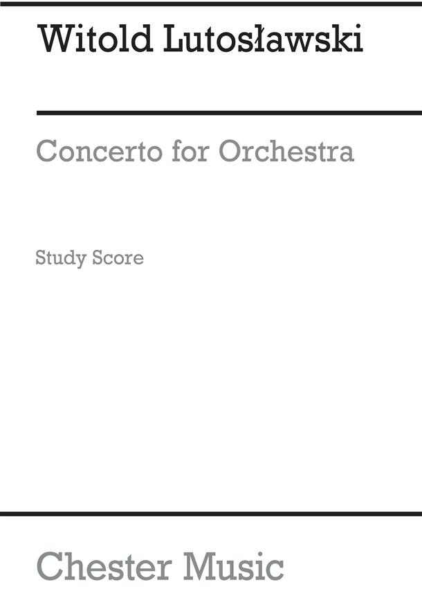 Concerto for Orchestra (Study score)