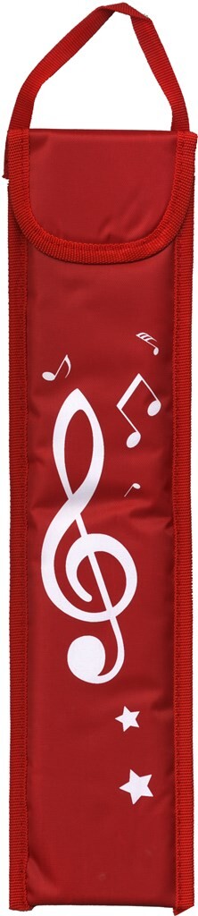 Recorder Bag - Red - Hoes voor Blokfluit