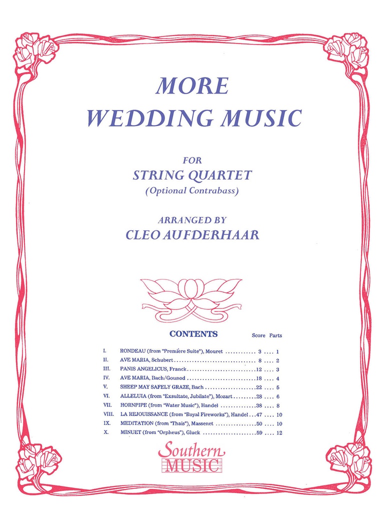 More Wedding Music  (Score & parts)