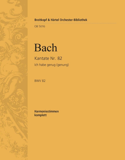 Cantata, BWV.82 It is enough (Flute)
