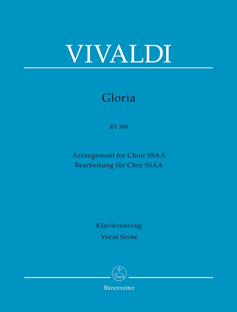 Gloria, RV.589 (Vocal score)