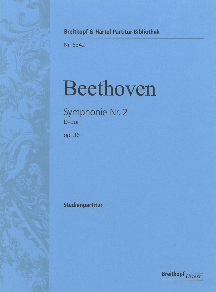 Symphony No.2 in D major, Op.36 (Study score)
