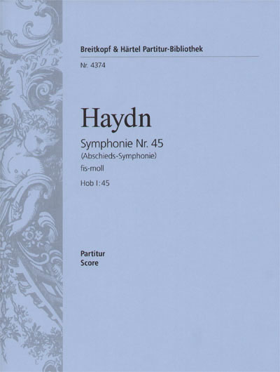 Symphony No.45 in F minor Hob I:45 (Full score)