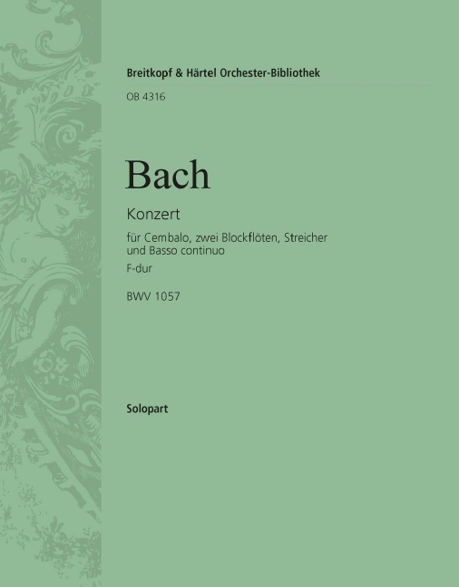 Harpsichord Concerto in F major, BWV.1057 (Recorder 2)