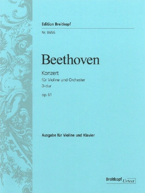 Violin Concerto in D major, Op.61 (Piano reduction)