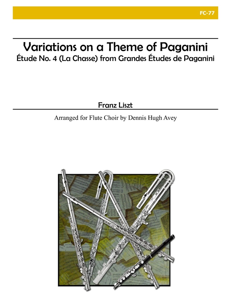 Variations on a Theme of Paganini  (Score & parts)