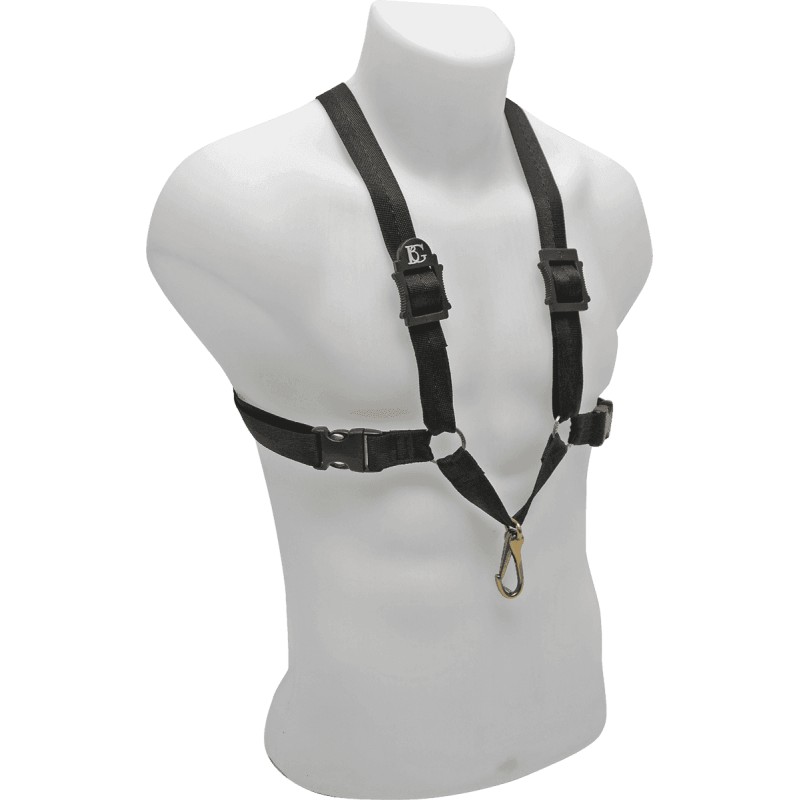 Harnas BG S43MSH voor Saxofoon (Man XL, metal snap hook)