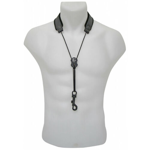 Draagband BG S20SH Leder voor Saxofoon (Snap Hook)