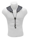 Draagband BG S50SH Yoke met Bretellen voor Saxofoon (Snap hook)