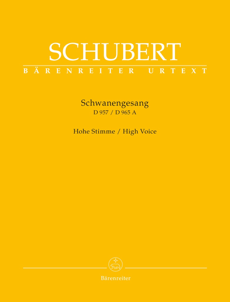 Schwanengesang, D957 & Die Taubenpost, D.965A (High voice)