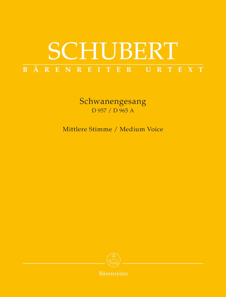 Schwanengesang, D.957 & Die Traubenpost, D.965A (Med. voice)