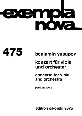 Concerto for viola and orchestra (Score)
