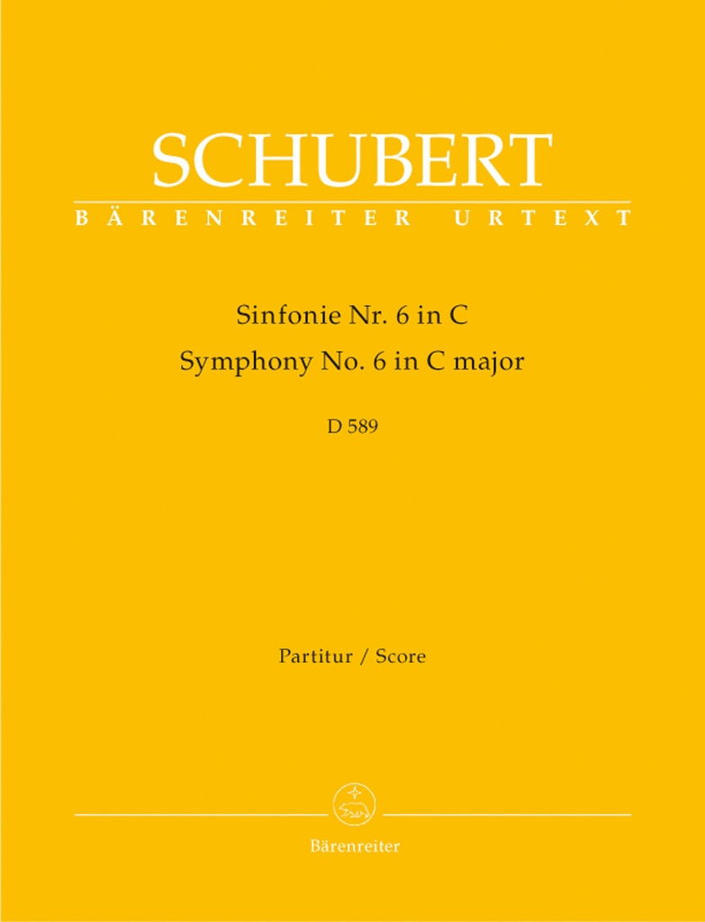 Symphony No.6 C-major, D.589 (Study score)