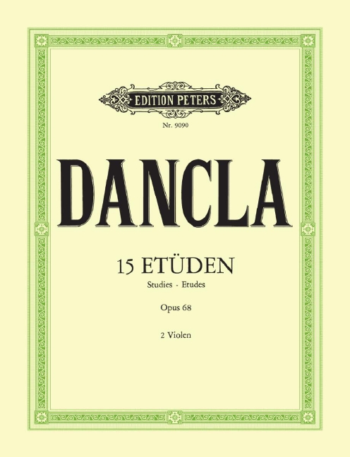 15 Ëtuden für Violine mit Begleitung, Op.68
