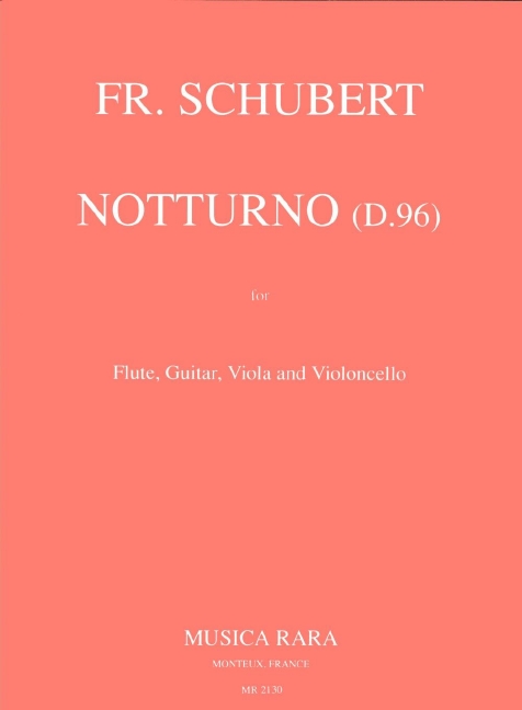 Notturno in G major, D.96 (Score and parts)