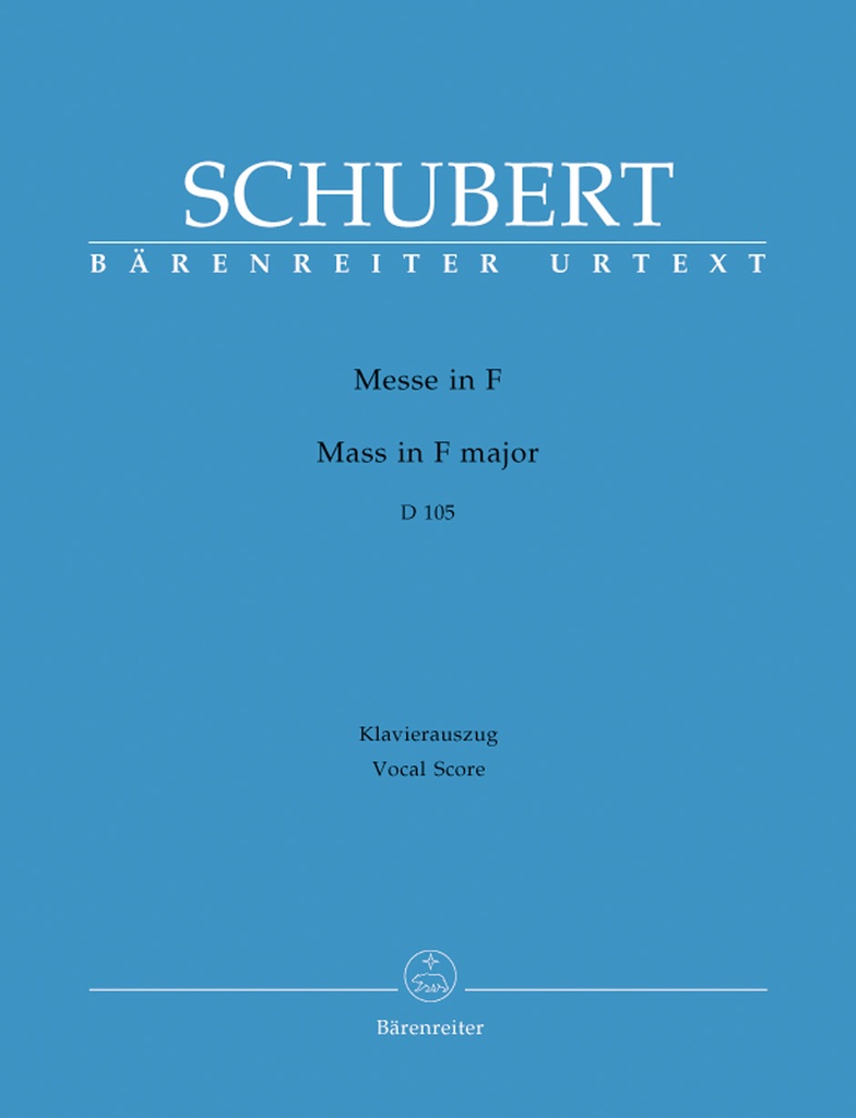 Missa F major, D.105 (Vocal score)