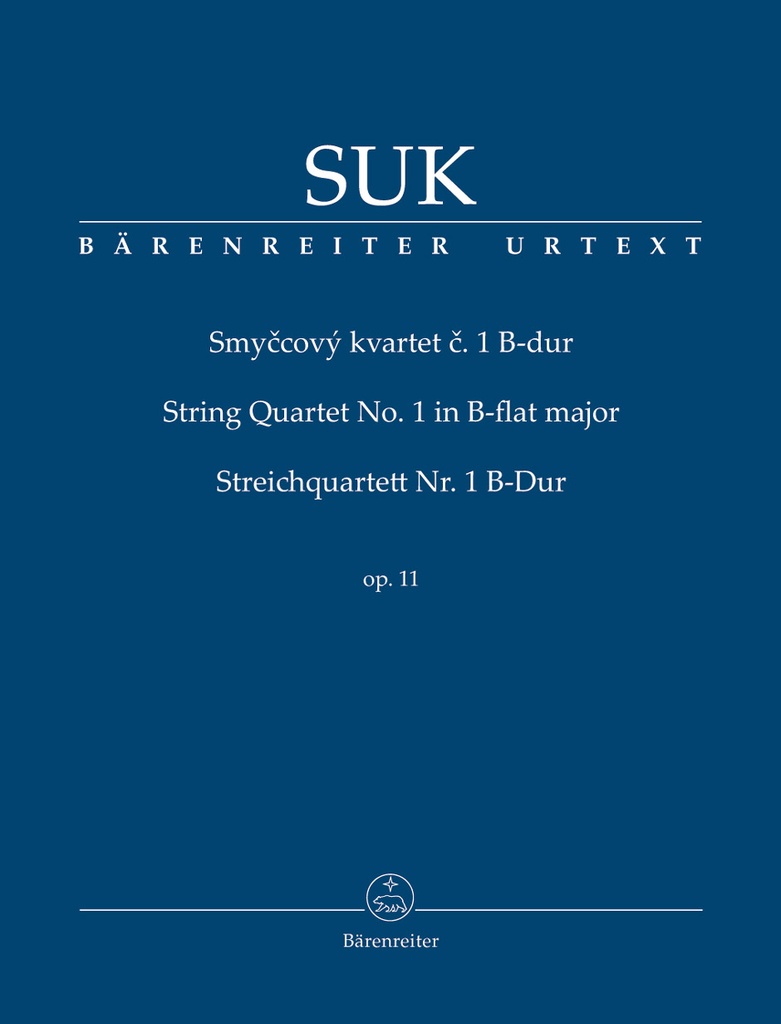 String Quartet No.1 in B-flat major, Op.11 (Study score)