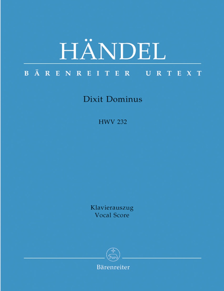 Dixit Dominus, HWV.232 (Vocal score)