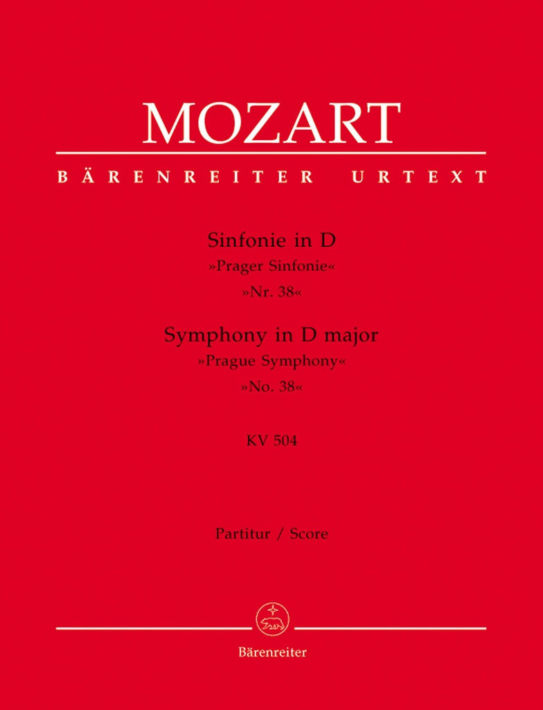 Symphony No.38 D major KV.504, (Prague Symphony) (Full score)