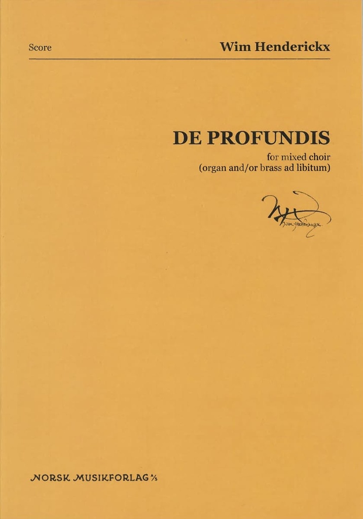 De Profundis (Score)