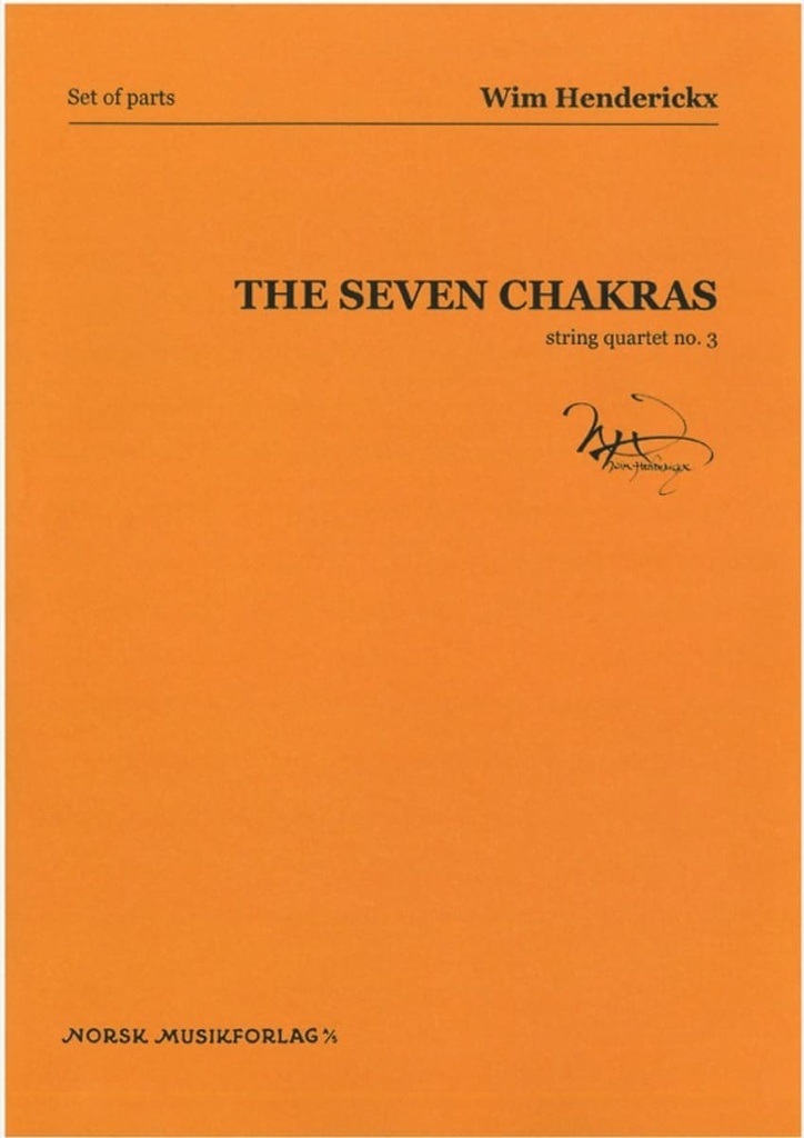 The Seven Chakras for string quartet (parts)