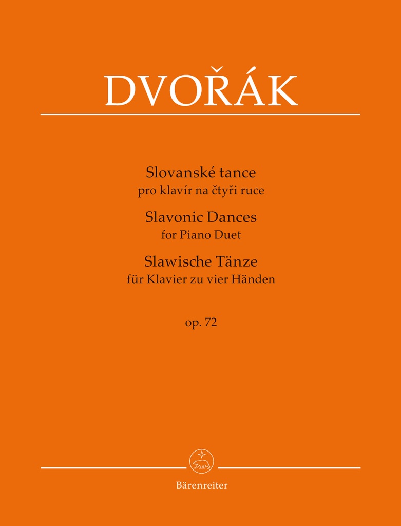 Slavonic Dances for piano duet, Op.72
